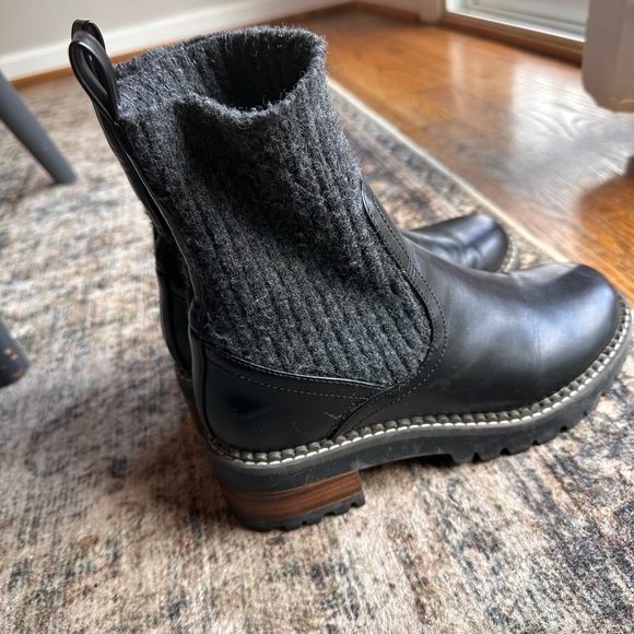 Universal Thread Black and Gray Women's Boots - Picture 2 of 7